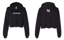 Load image into Gallery viewer, Women&#39;s Cropped Madman Hoodie
